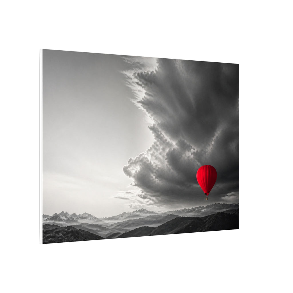 Red Balloon - Over the Bed Wall Art | Canvas (Landscape)