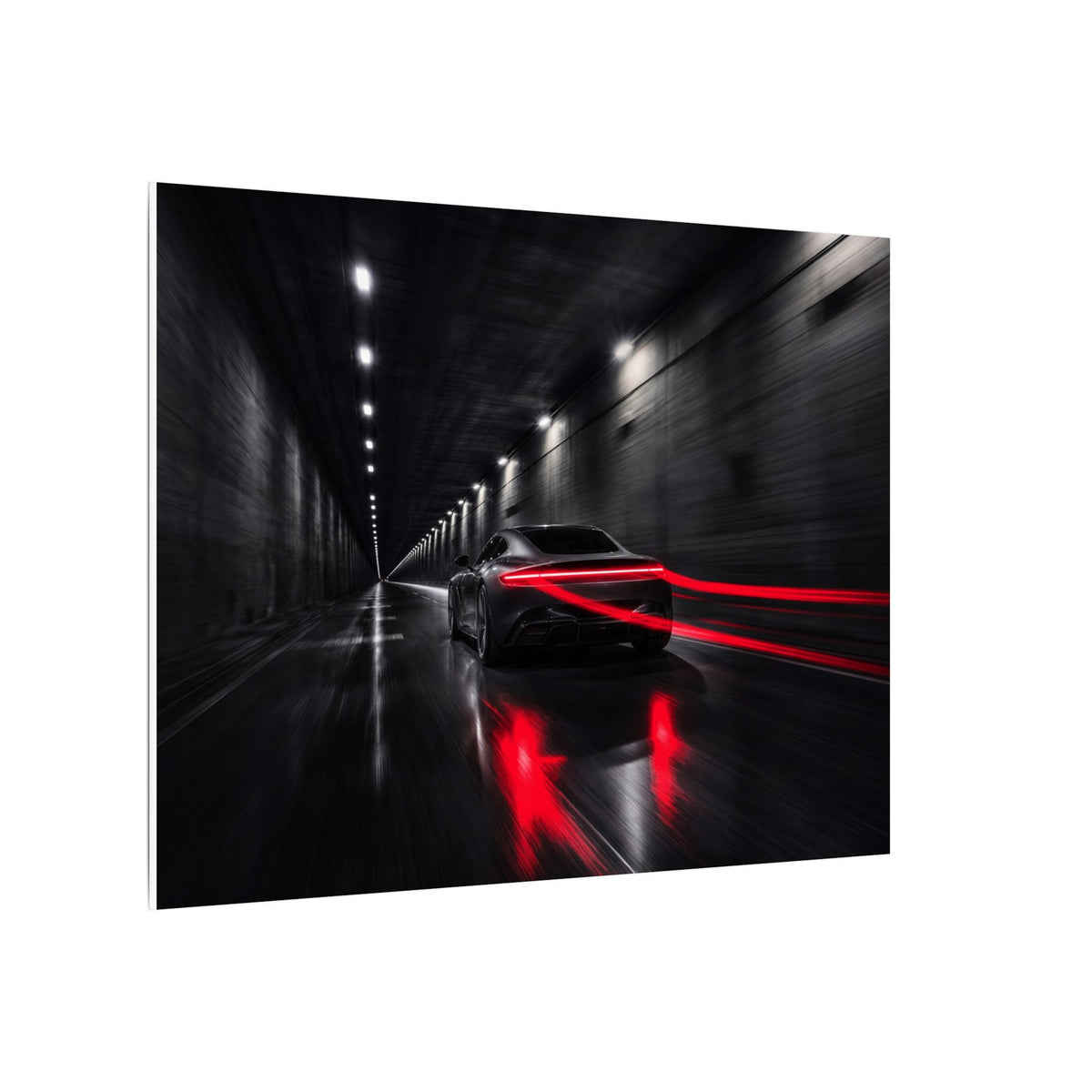 Redline Tunnel - Racing Wall Art | Canvas (Landscape)