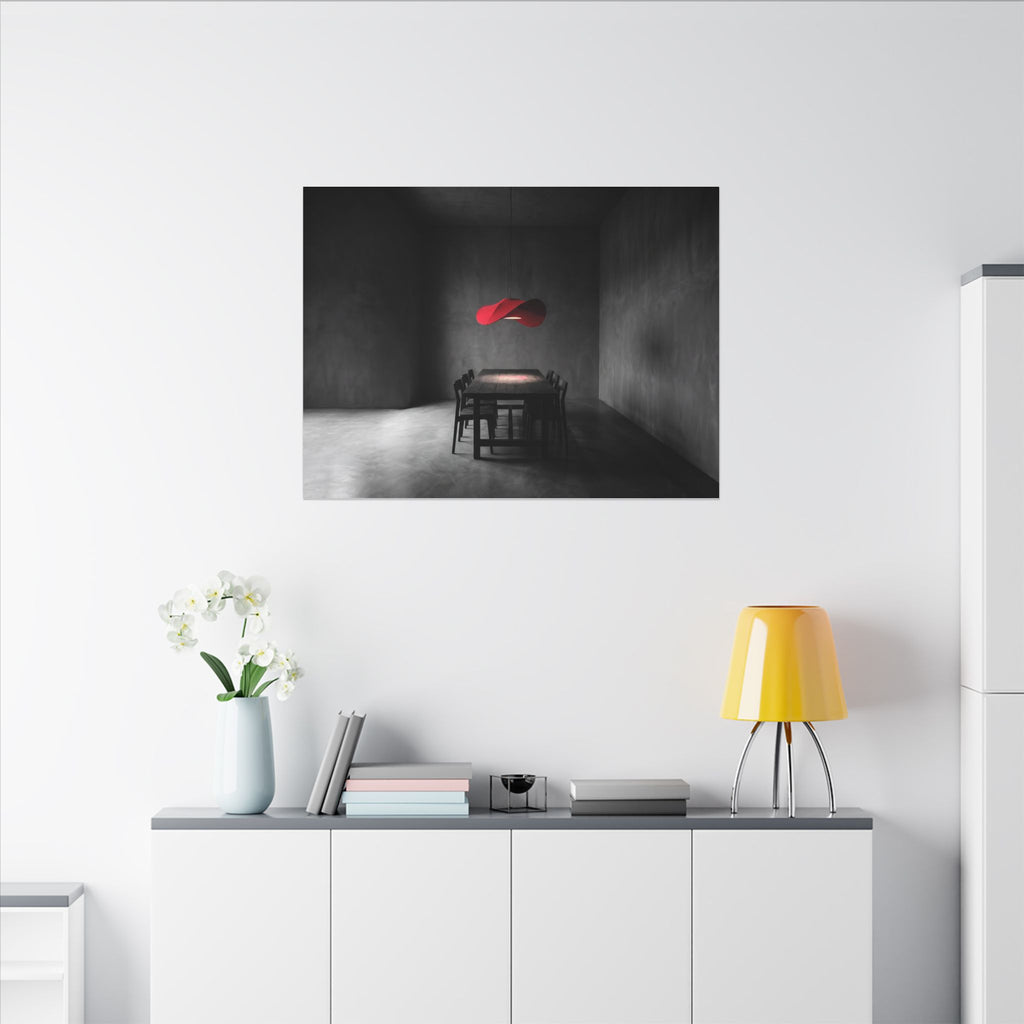 The Light Over the Table - Dining Room Wall Art | Canvas (Landscape)