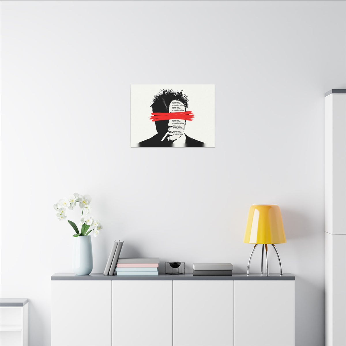 Pain and Sacrifice - Quote Wall Art | Canvas (Landscape)