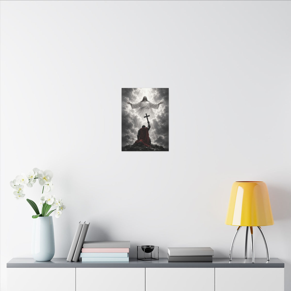Jesus and the Warrior - Christian Wall Art | Canvas