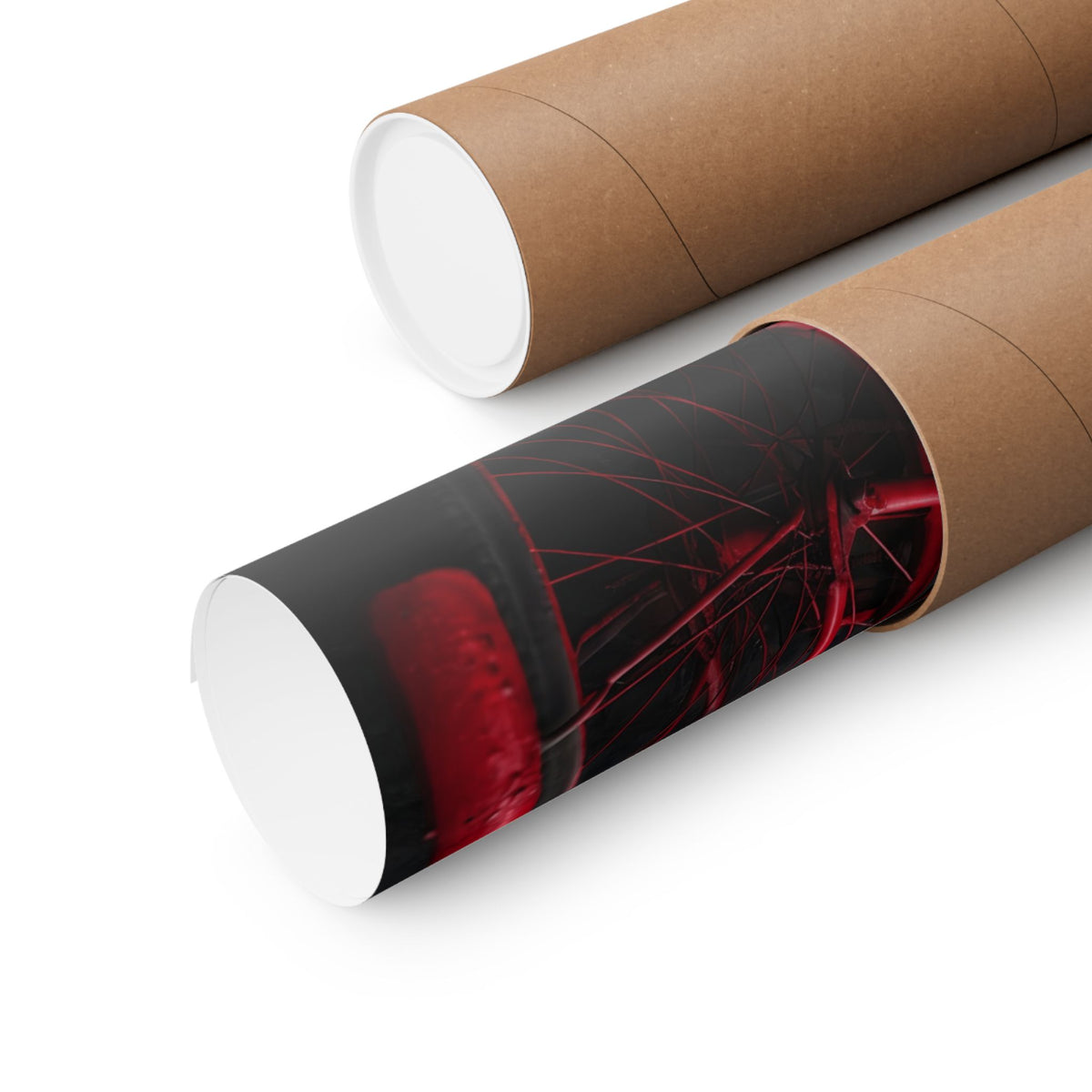The Red Bicycle - Unique Office Wall Decor | Matte Poster