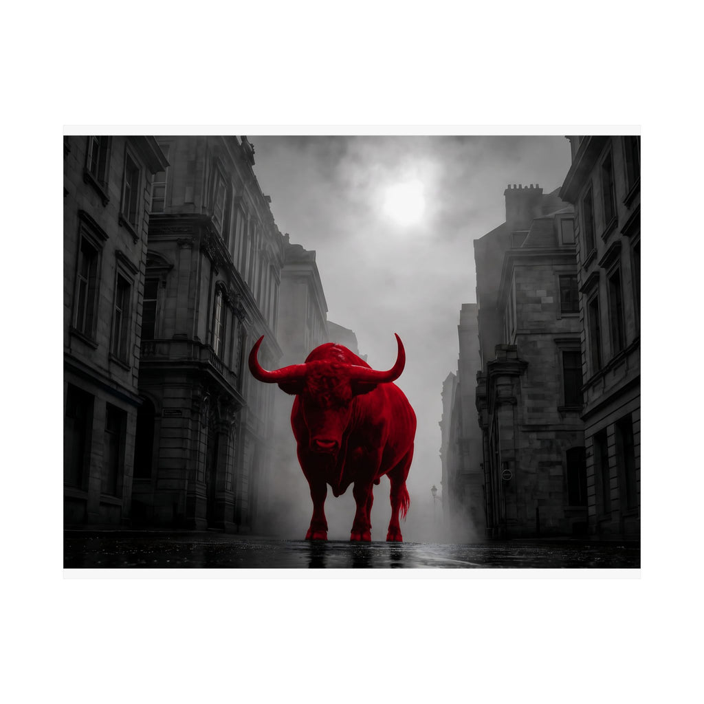 The Bull - Business Wall Art | Matte Poster (Landscape)
