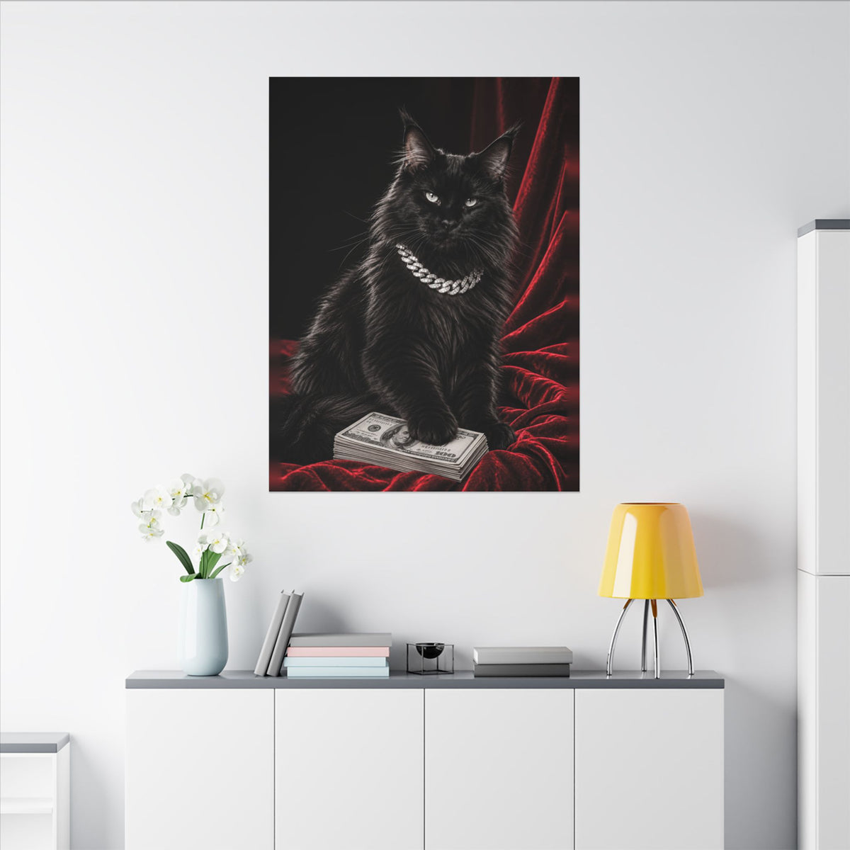 Cat Cash - Meme Wall Art | Canvas