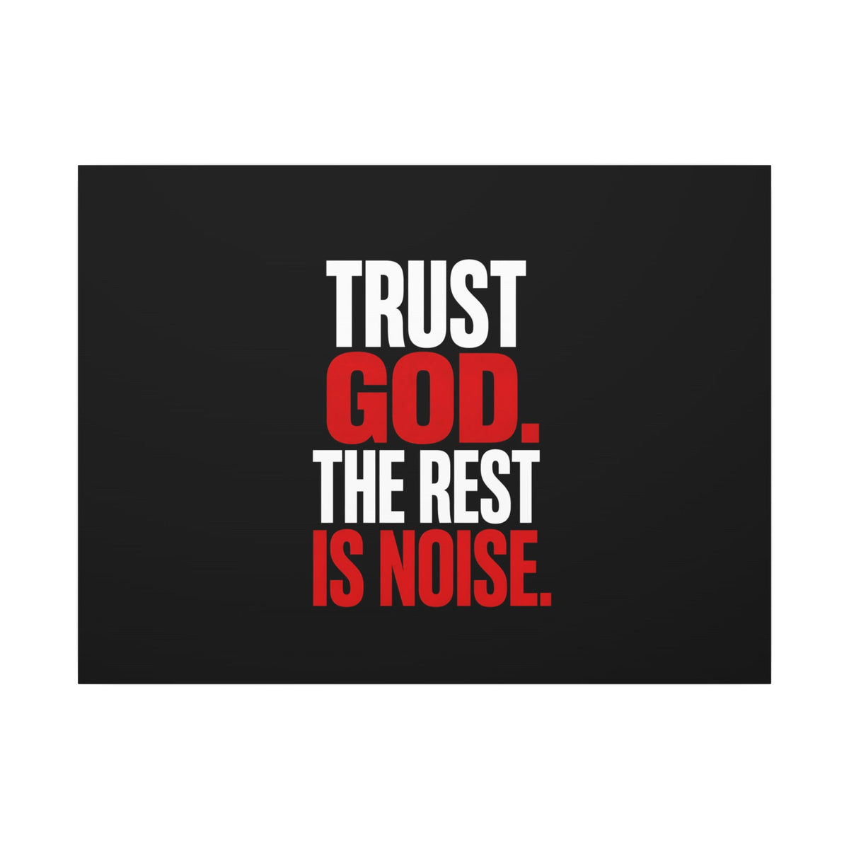 Trust God - Christian Wall Art | Canvas (Landscape)