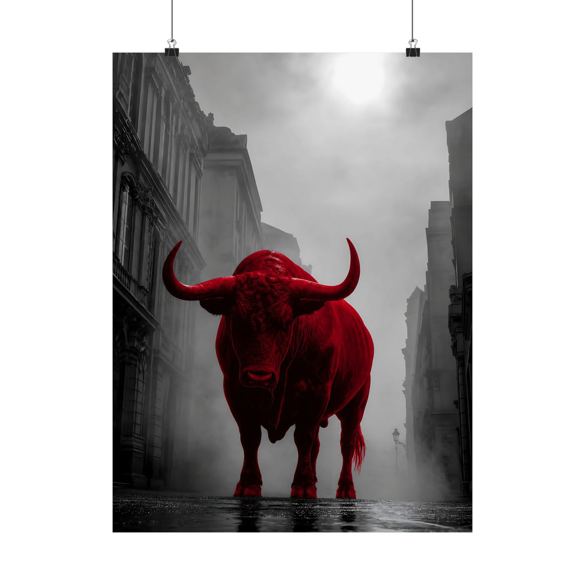 The Bull - Business Wall Art | Matte Poster