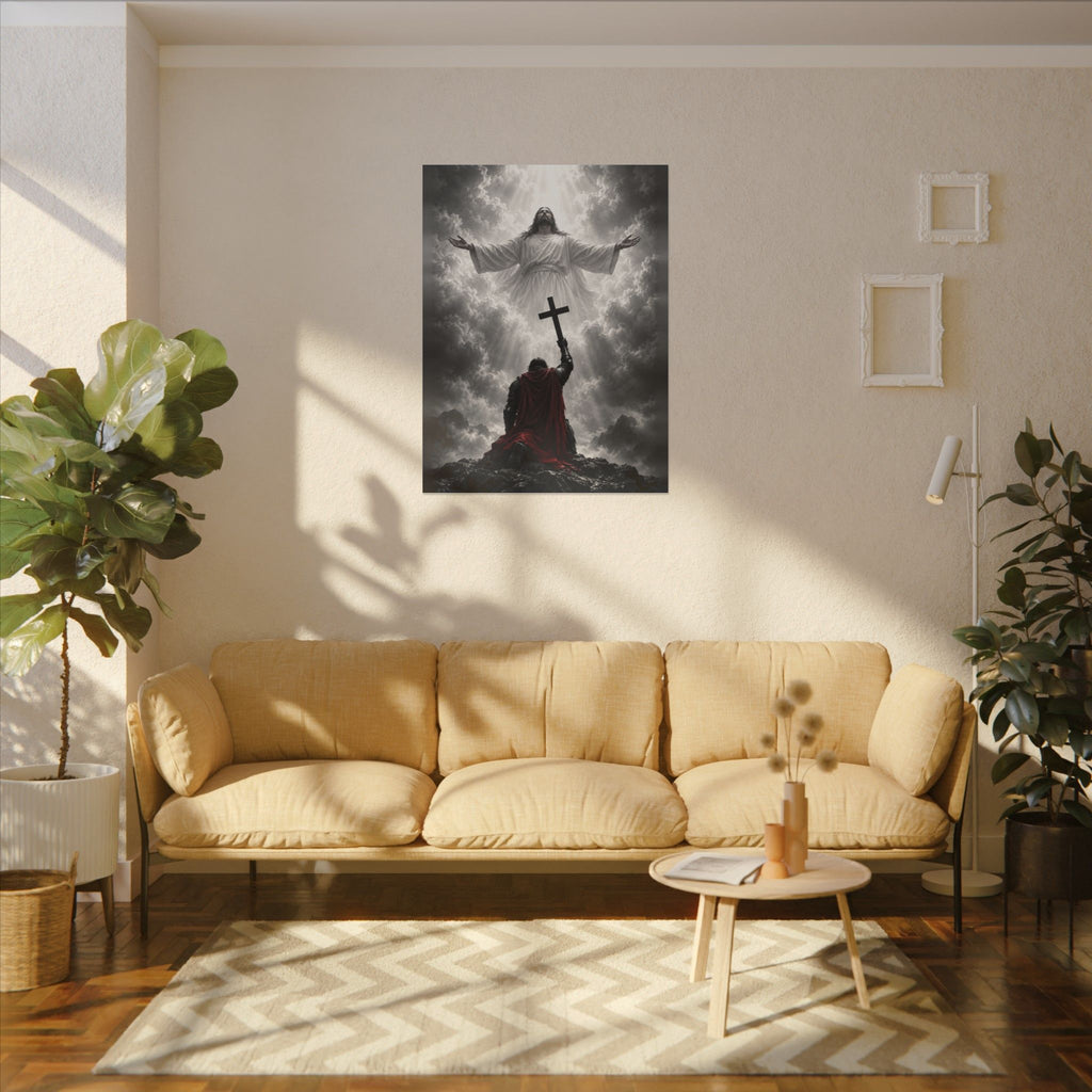 Jesus and the Warrior - Christian Wall Art | Canvas