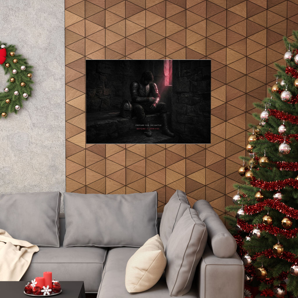 Before the Battle - Armor of God Wall Art | Matte Poster (Landscape)