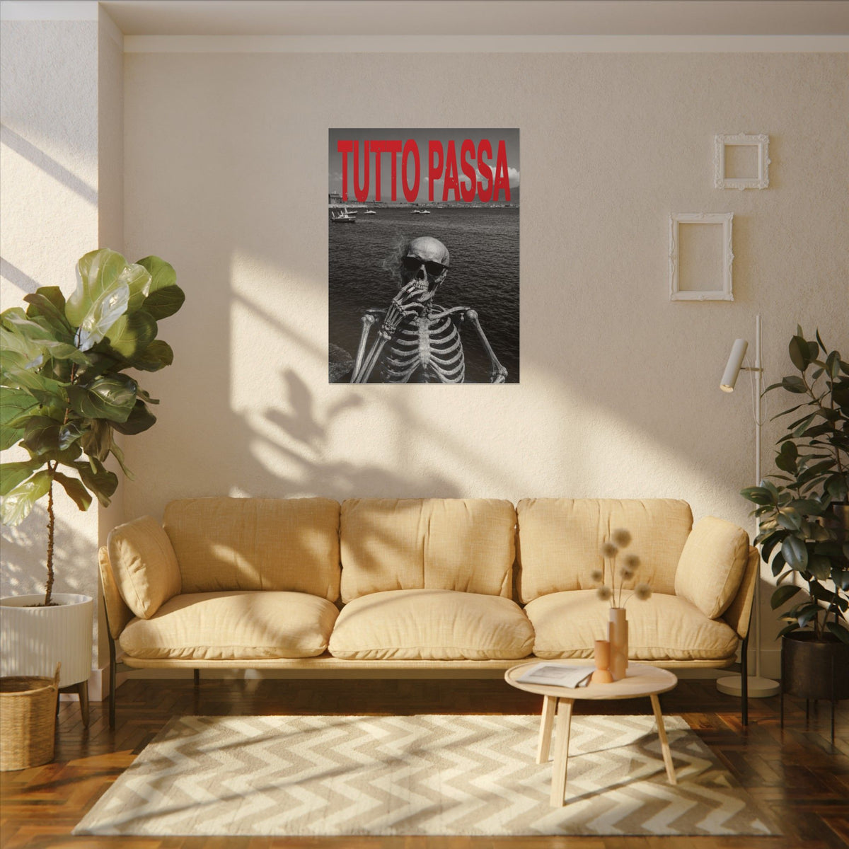 Tutto Passa - Skeleton Painting | Canvas