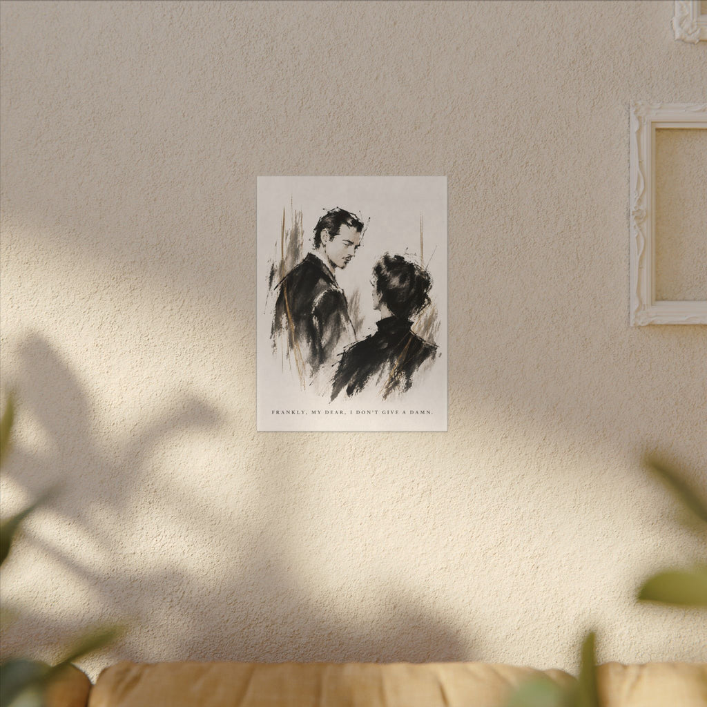 Frankly My Dear - Romantic Noir Wall Art | Canvas