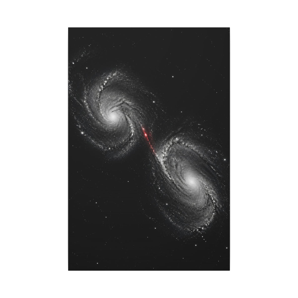 Collision Course - Space Wall Art | Canvas