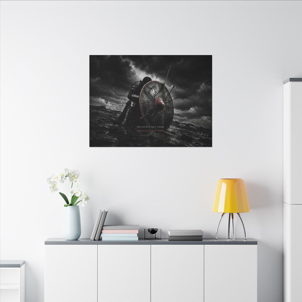 Shield of Faith - Armor of God Wall Art | Canvas (Landscape)