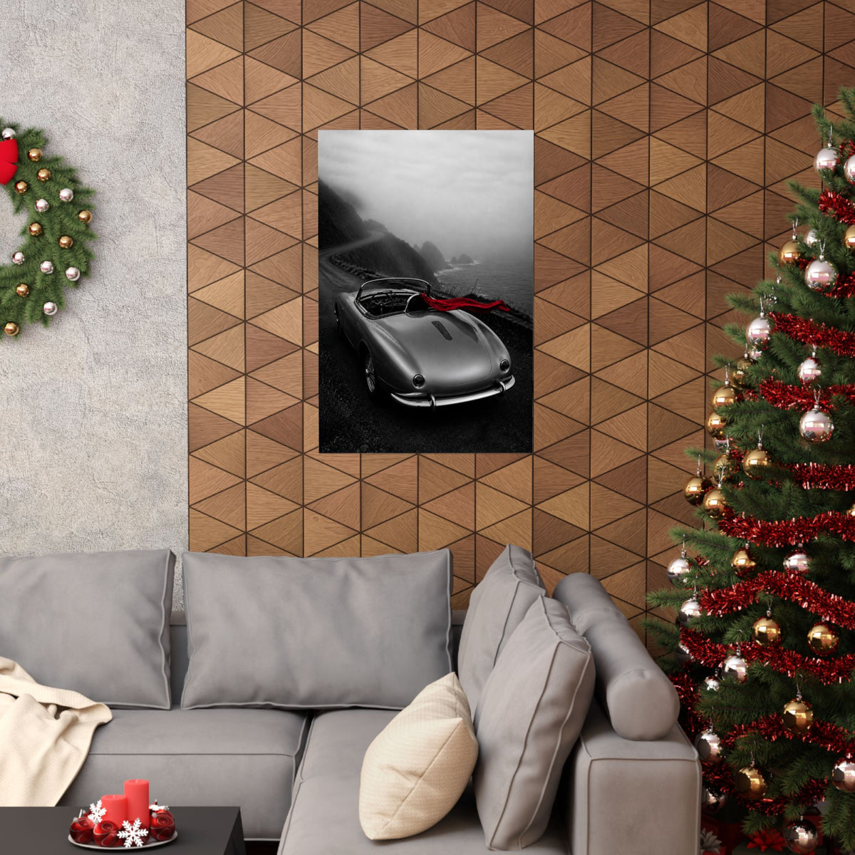Coastal Roadster - Classic Car Wall Art | Matte Poster