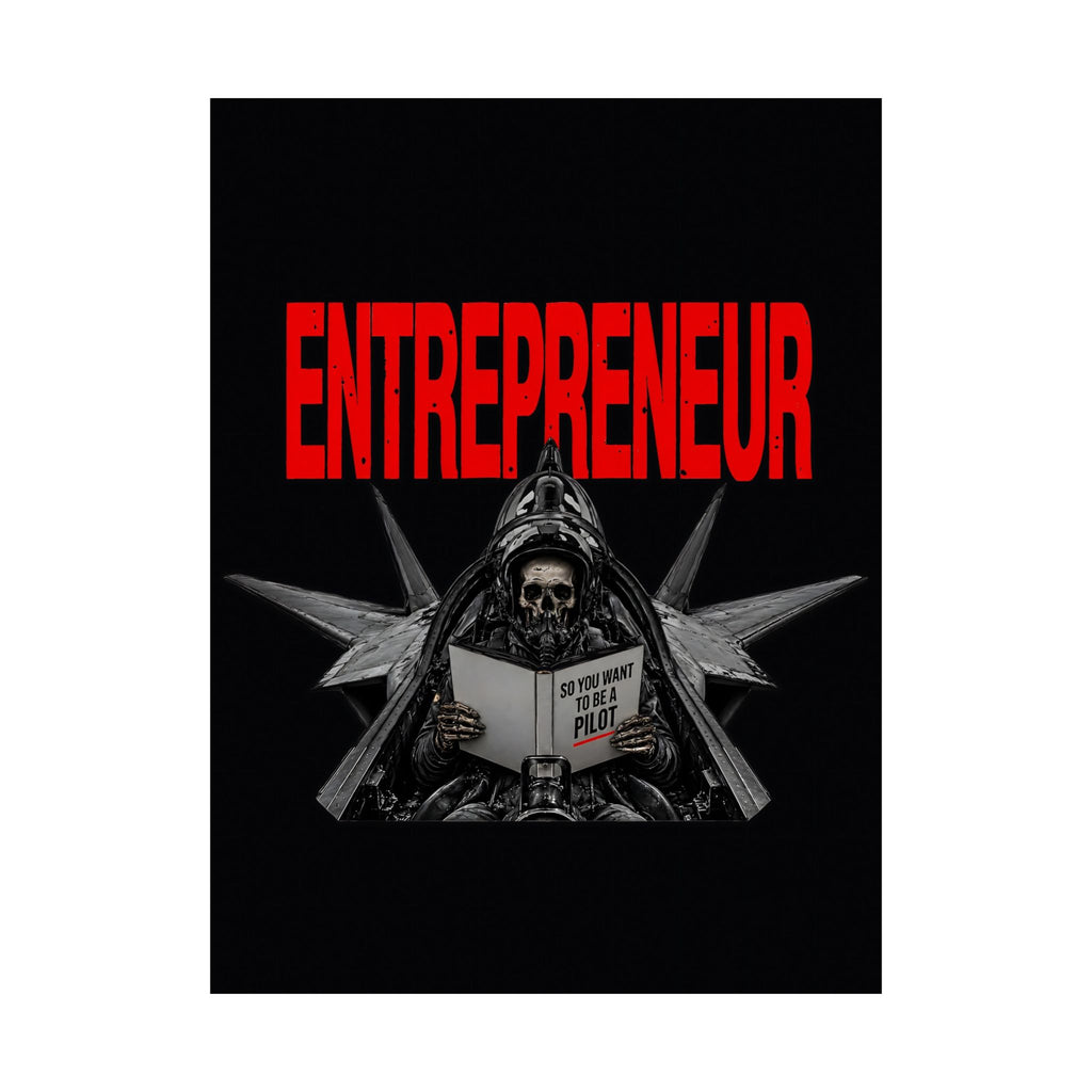 Entrepreneur - Skeleton Wall Art | Matte Poster