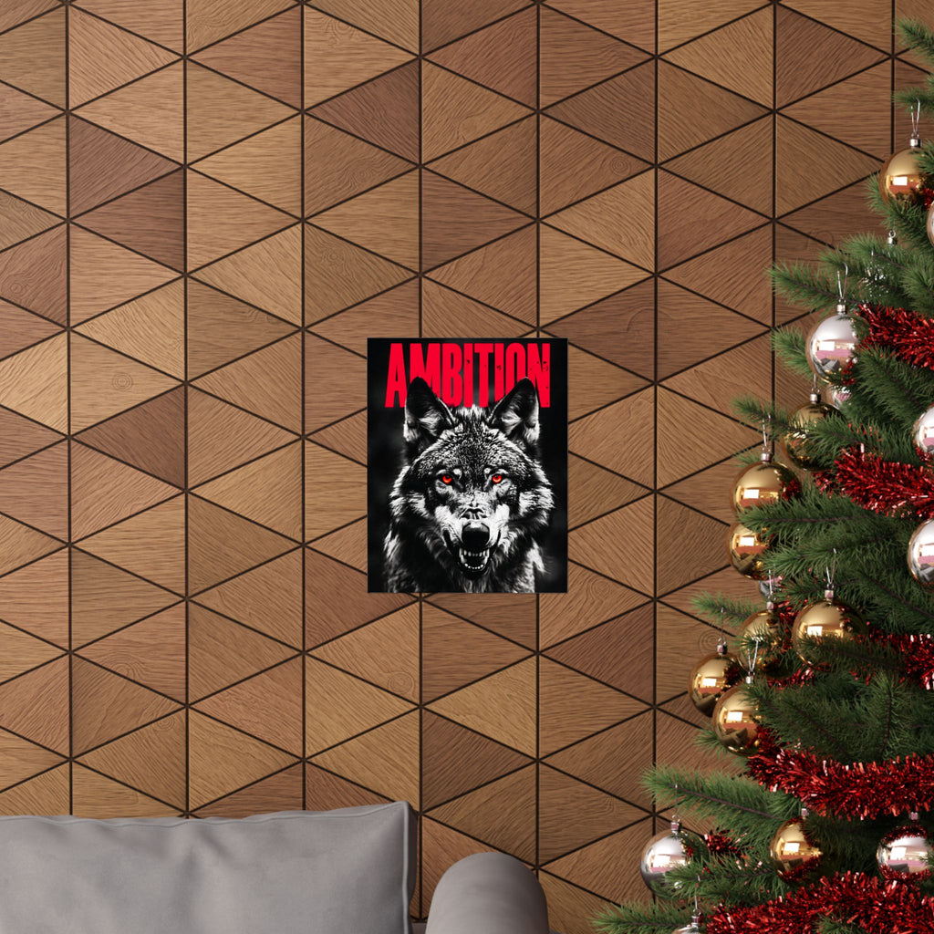 Ambition - Wolf Wall Art | Matte Poster