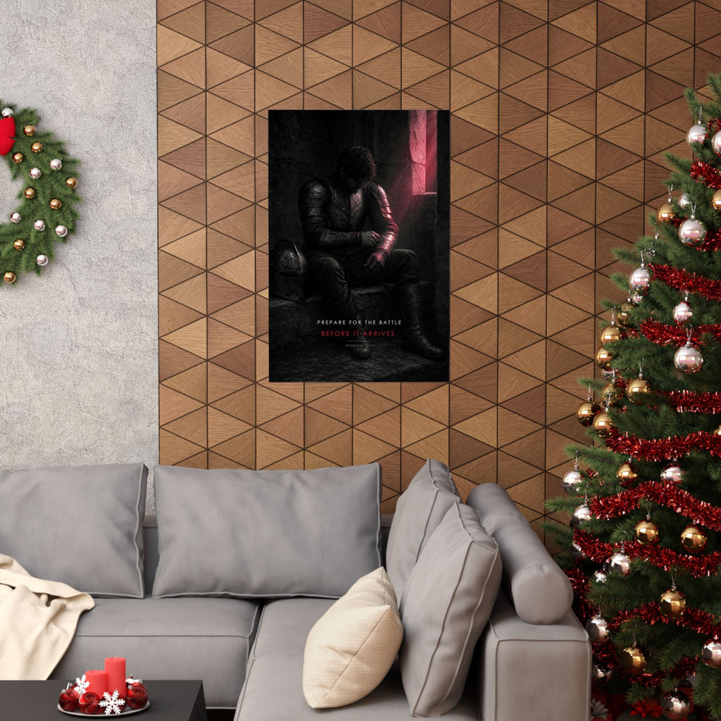 Before the Battle - Armor of God Wall Art | Matte Poster
