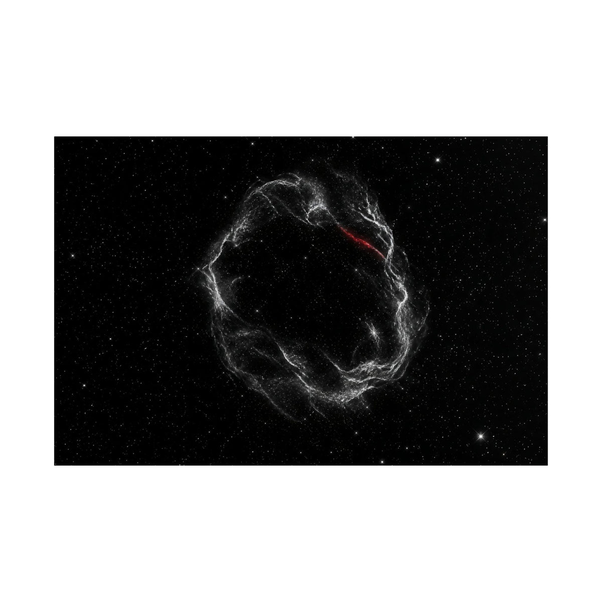 Charged Veil - Space Wall Art | Matte Poster (Landscape)