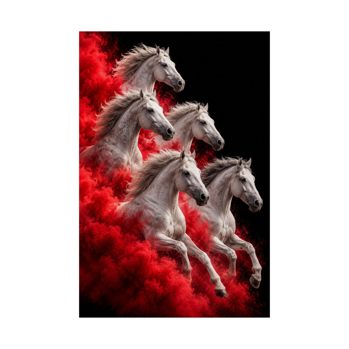 Stampede - Horse Wall Art | Matte Poster