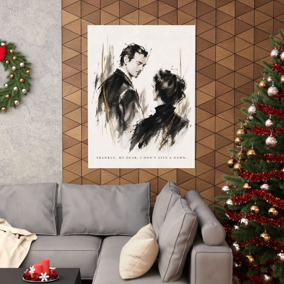 Frankly My Dear - Romantic Noir Wall Art | Matte Poster