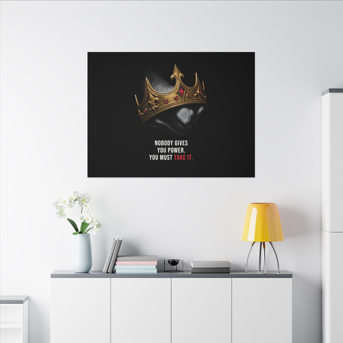 Take the Crown - King Wall Art | Canvas (Landscape)