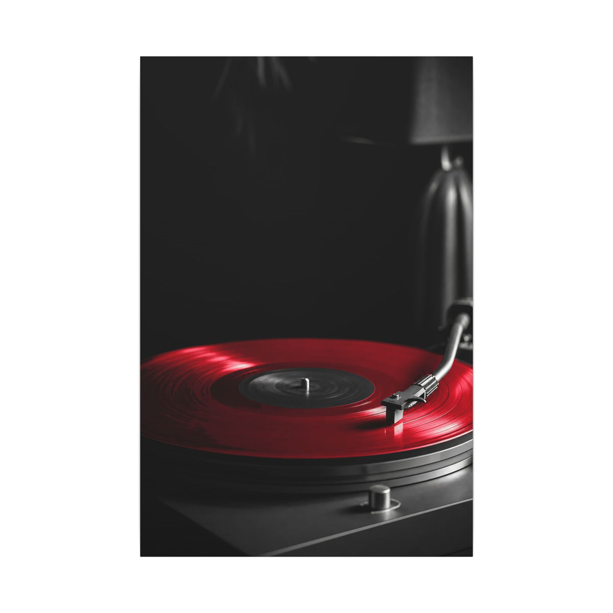 Red Vinyl - Mens Office Wall Art | Canvas