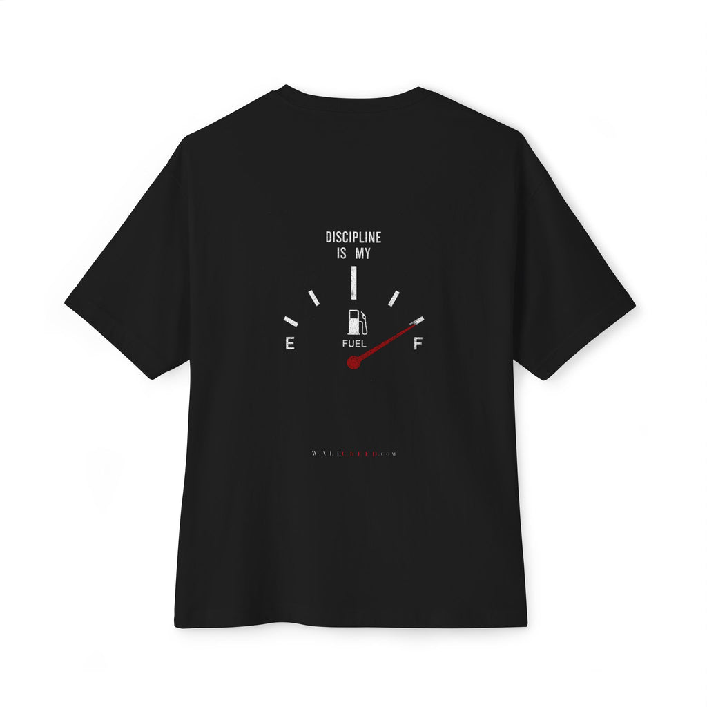 Discipline Is My Fuel | Heavyweight Tee (Back Print)