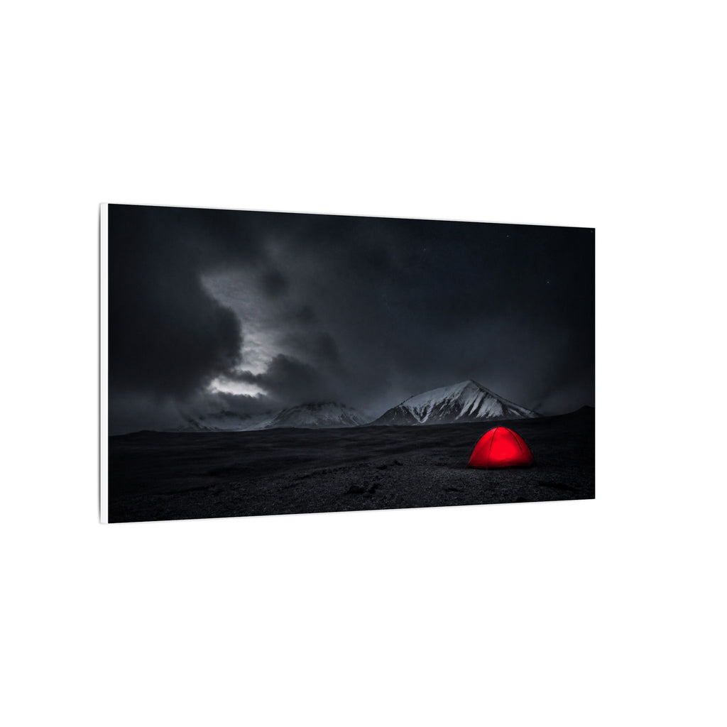 Red Tent - Wall Art Above Bed | Canvas (Panoramic)