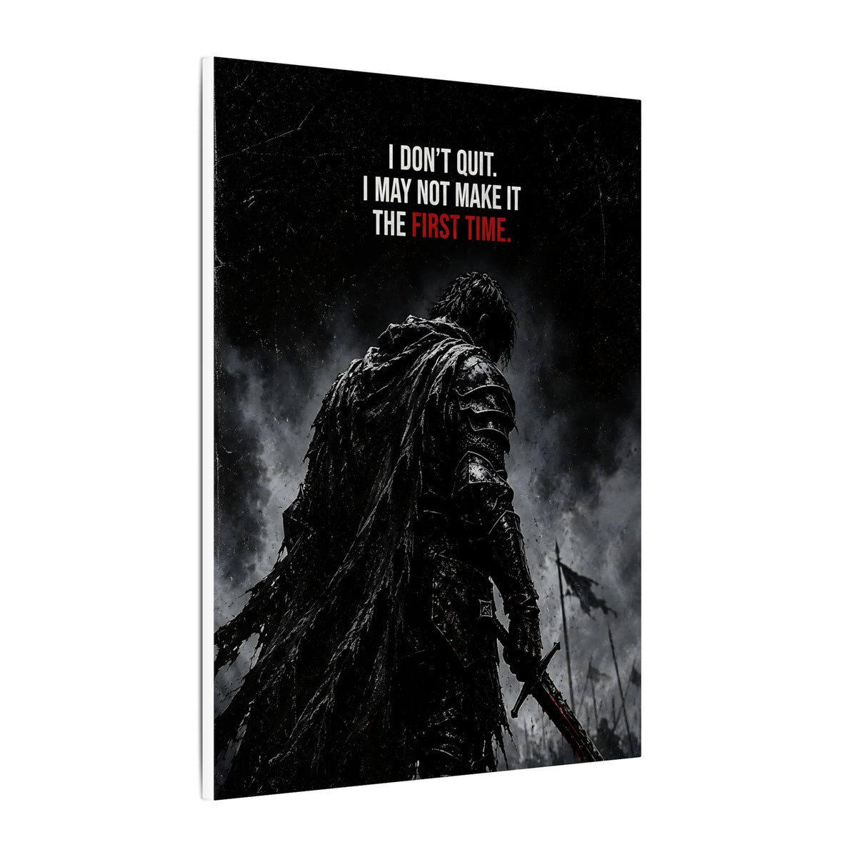 I Don't Quit - Motivational Wall Art | Canvas