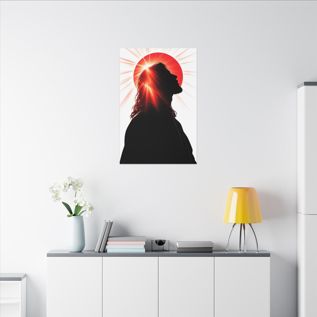 Jesus Silhouette - Christian Wall Art | Canvas