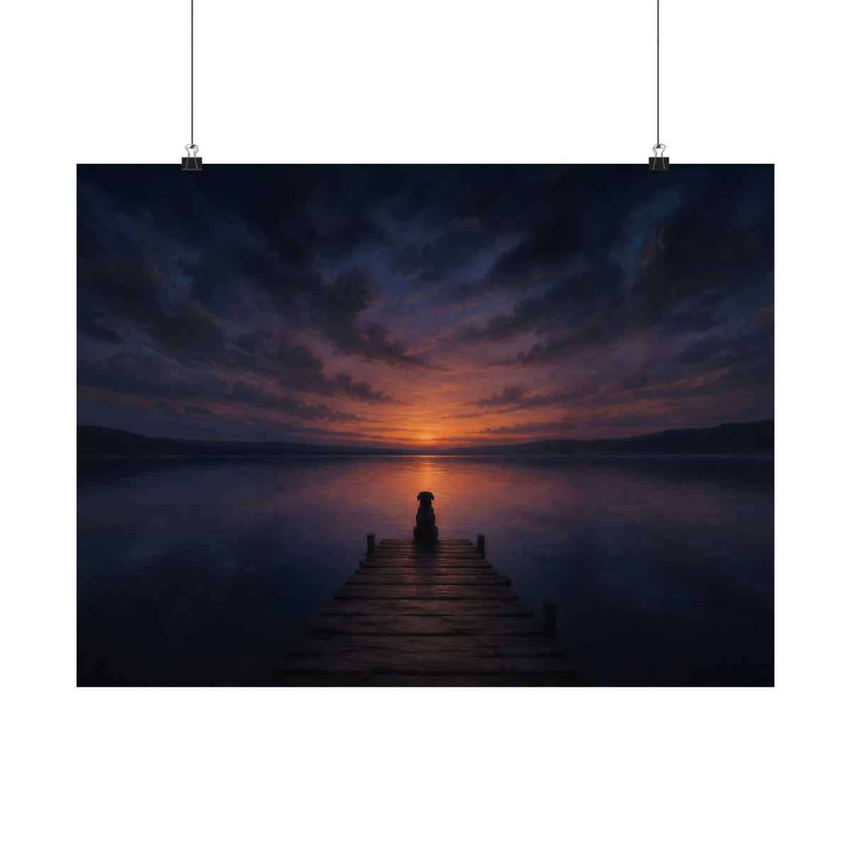 The Wait - Bedroom Wall Art | Matte Poster (Landscape)