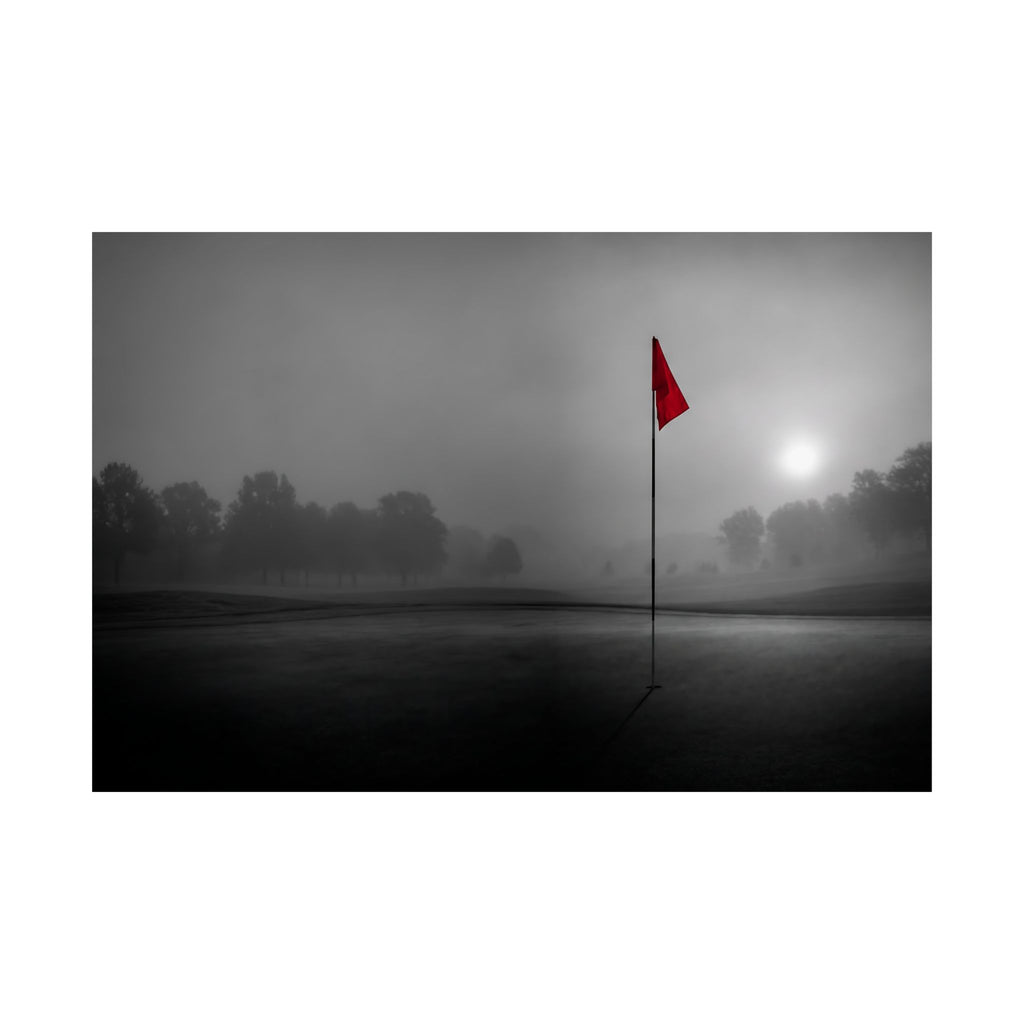 Flag on the Green - Wall Art For Executive Offices | Matte Poster (Landscape)