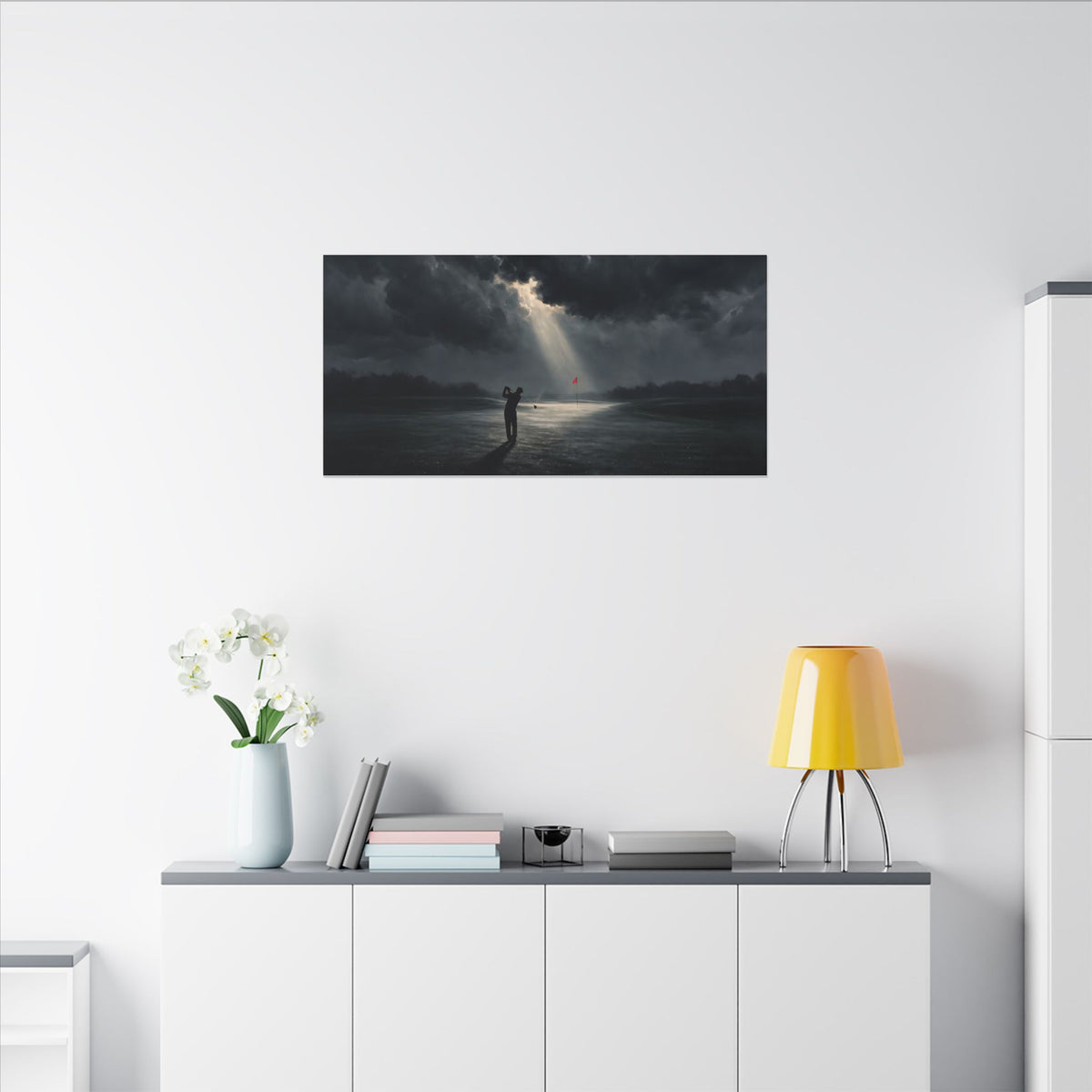 Dawn Patrol - Golf Art | Canvas (Panoramic)