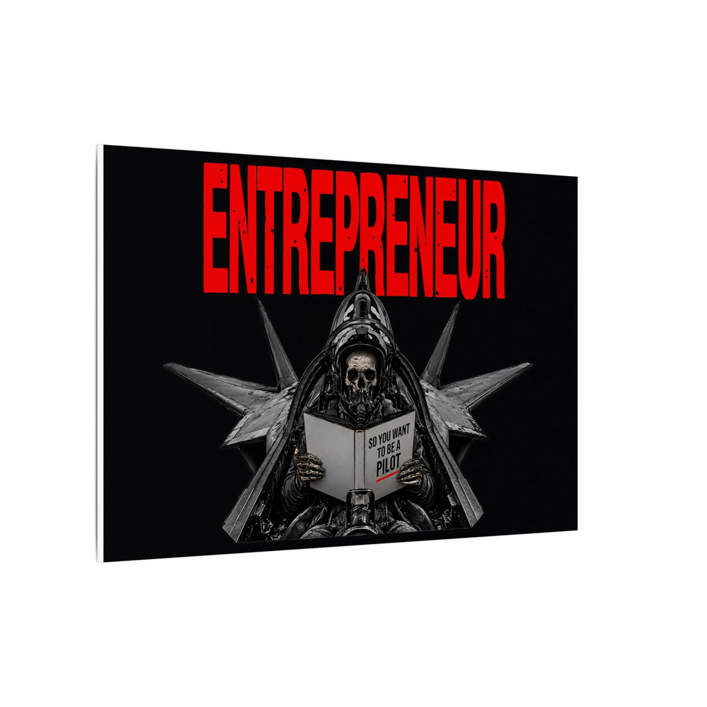 Entrepreneur - Skeleton Wall Art | Canvas (Landscape)