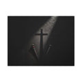 Nails and Shadow - Christian Wall Art | Canvas (Landscape)
