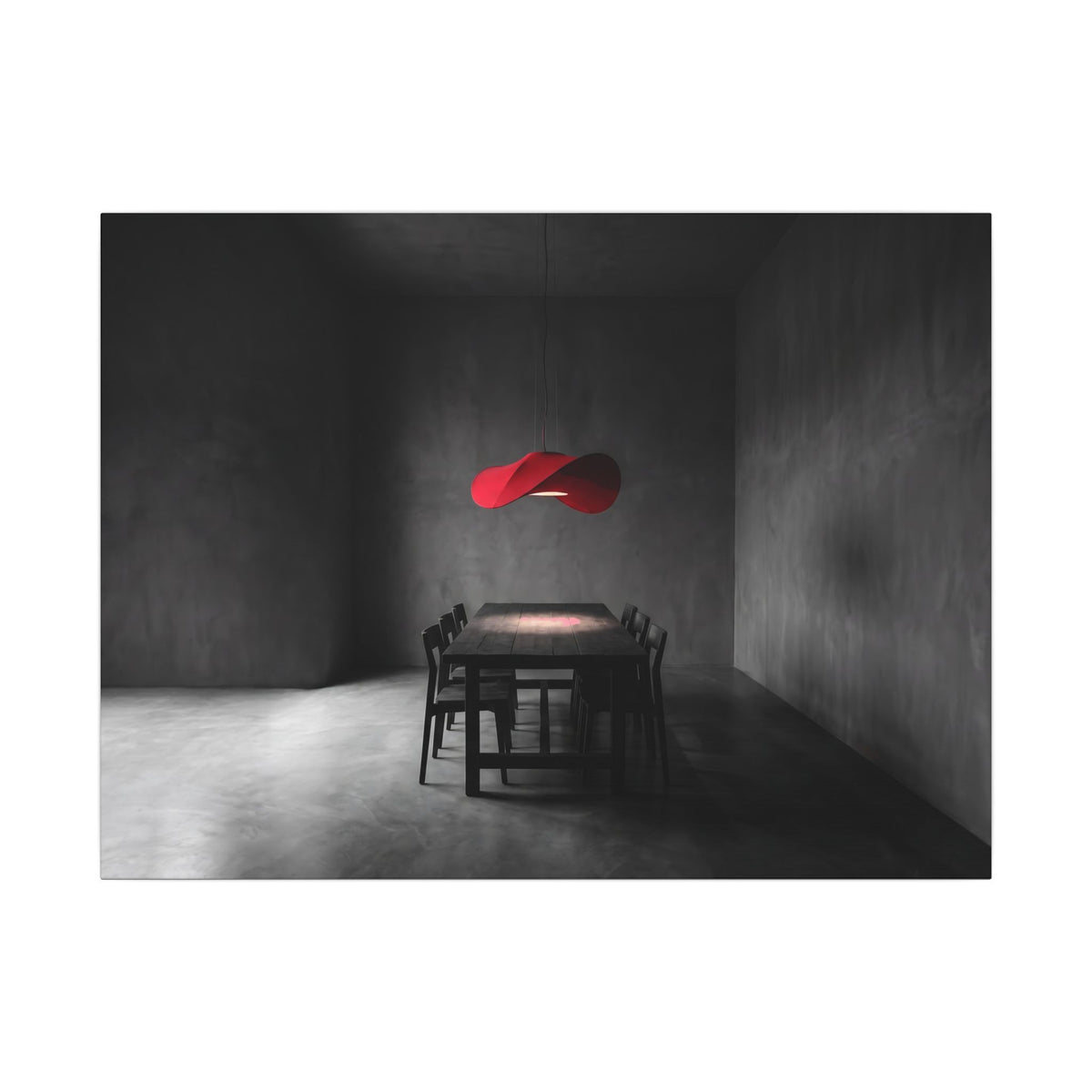 The Light Over the Table - Dining Room Wall Art | Canvas (Landscape)