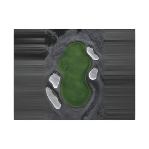 Aerial Solitude - Golf Course Wall Art | Canvas (Landscape)