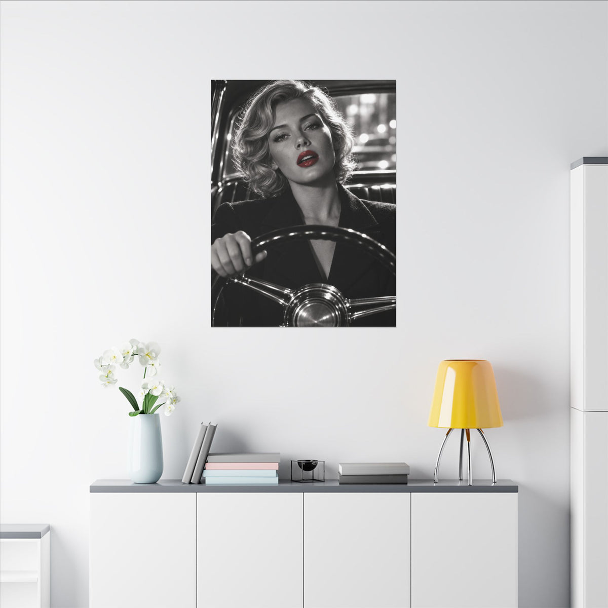 Night Drive - Bedroom Wall Art | Canvas