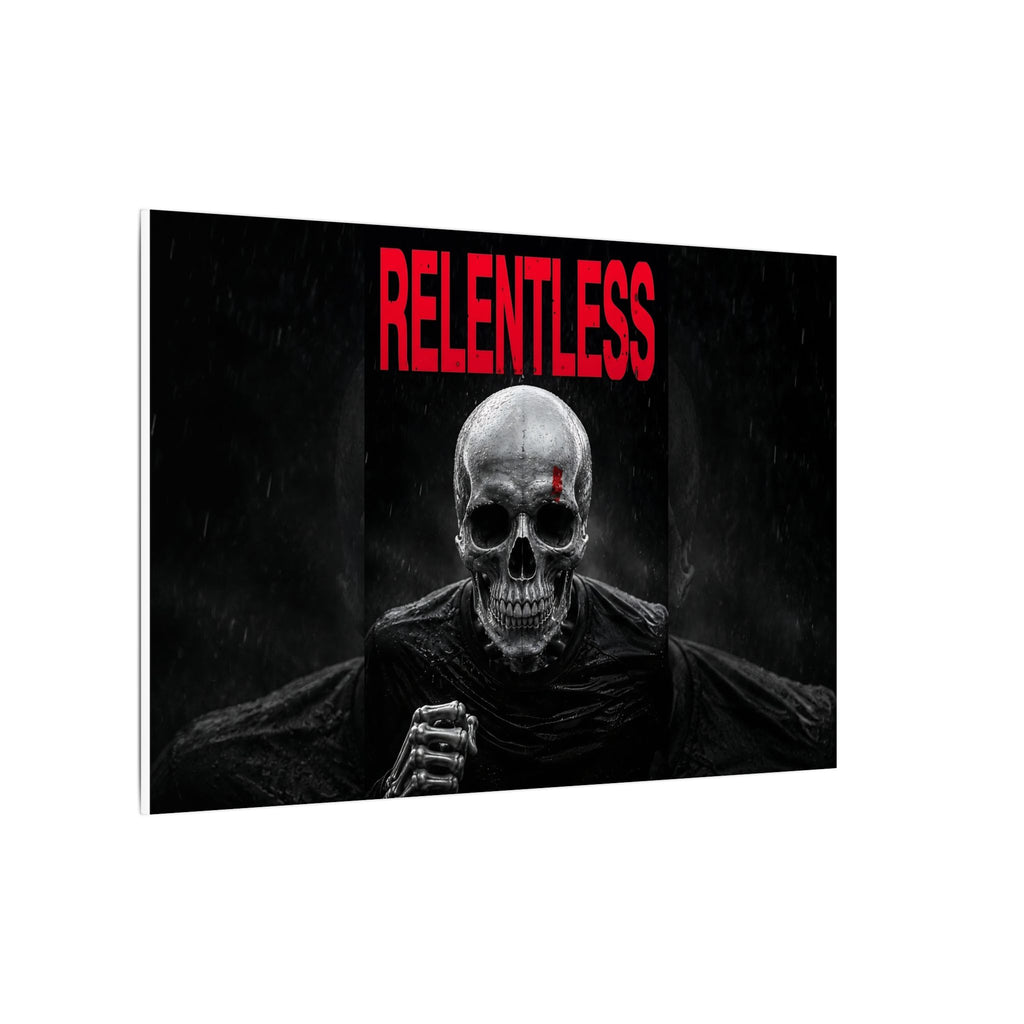 Relentless - Skull Wall Art | Canvas (Landscape)