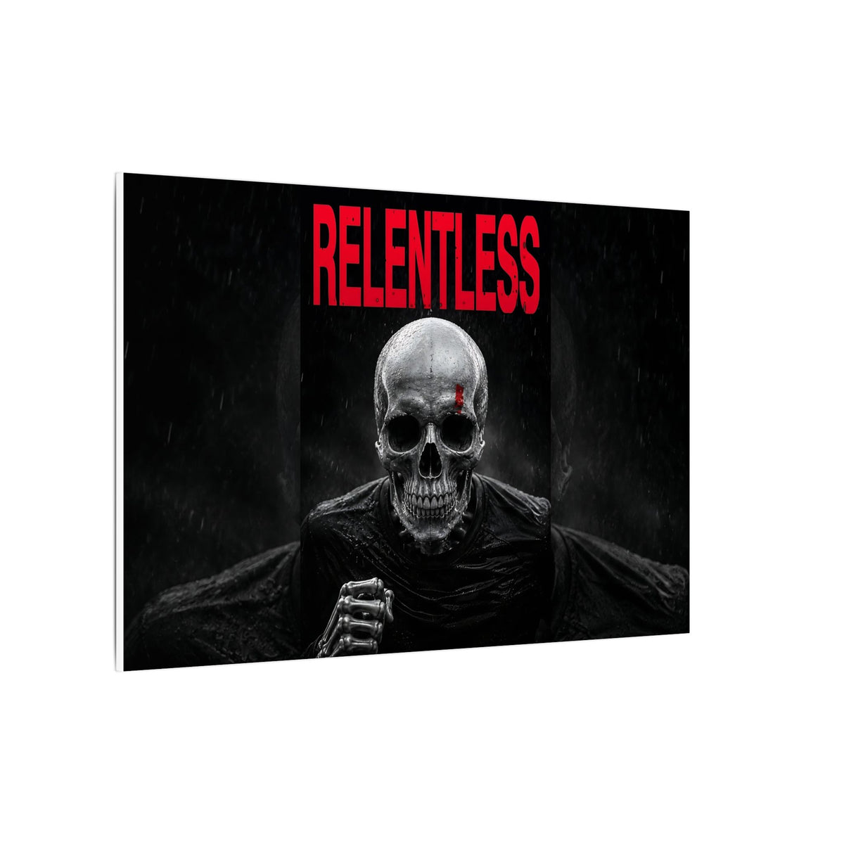 Relentless - Skull Wall Art | Canvas (Landscape)