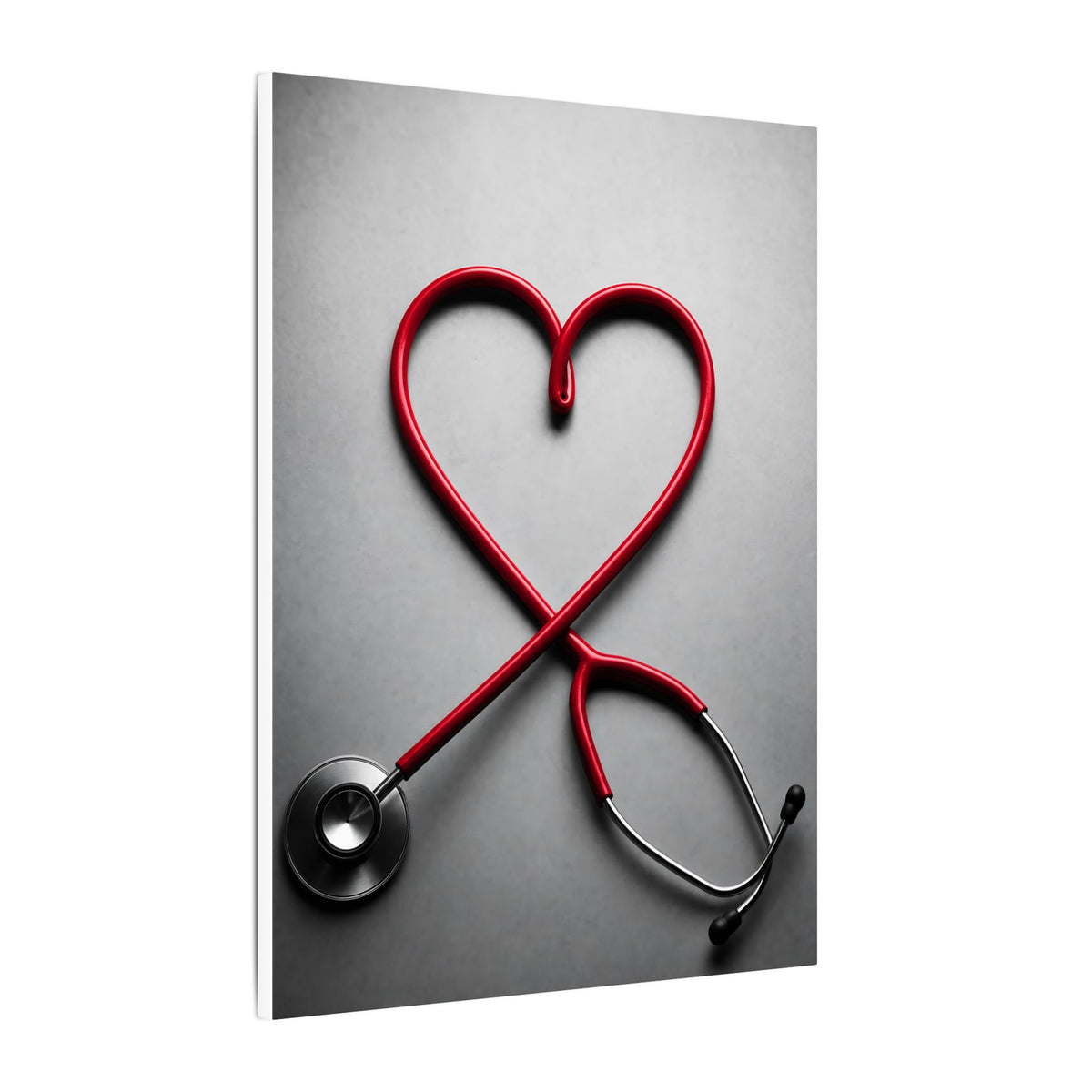 The Stethoscope Heart - Doctor's Office Wall Art | Canvas