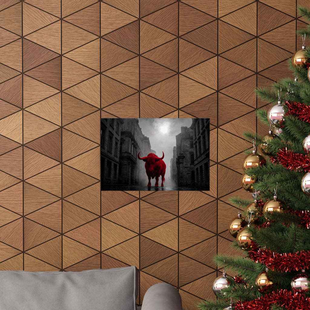 The Bull - Business Wall Art | Matte Poster (Landscape)