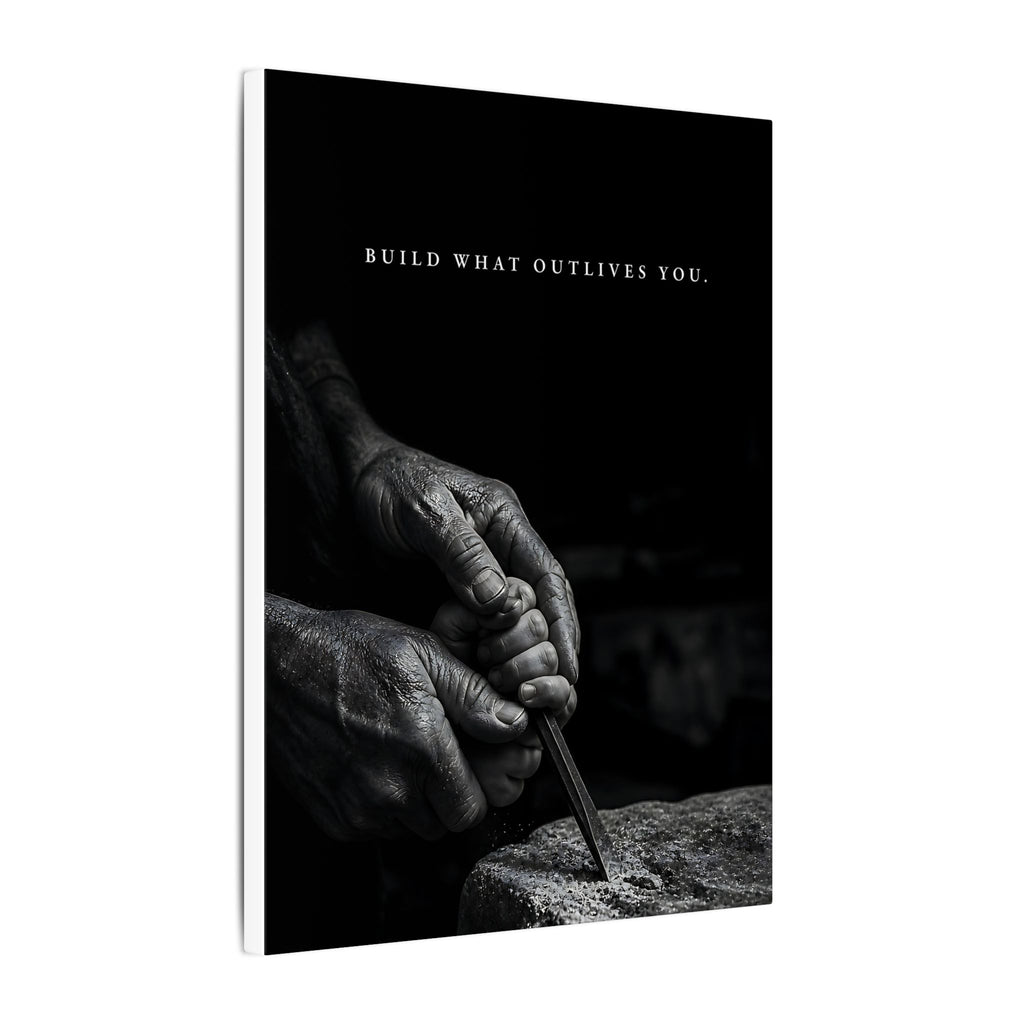 Build What Outlives You - Motivational Posters | Canvas
