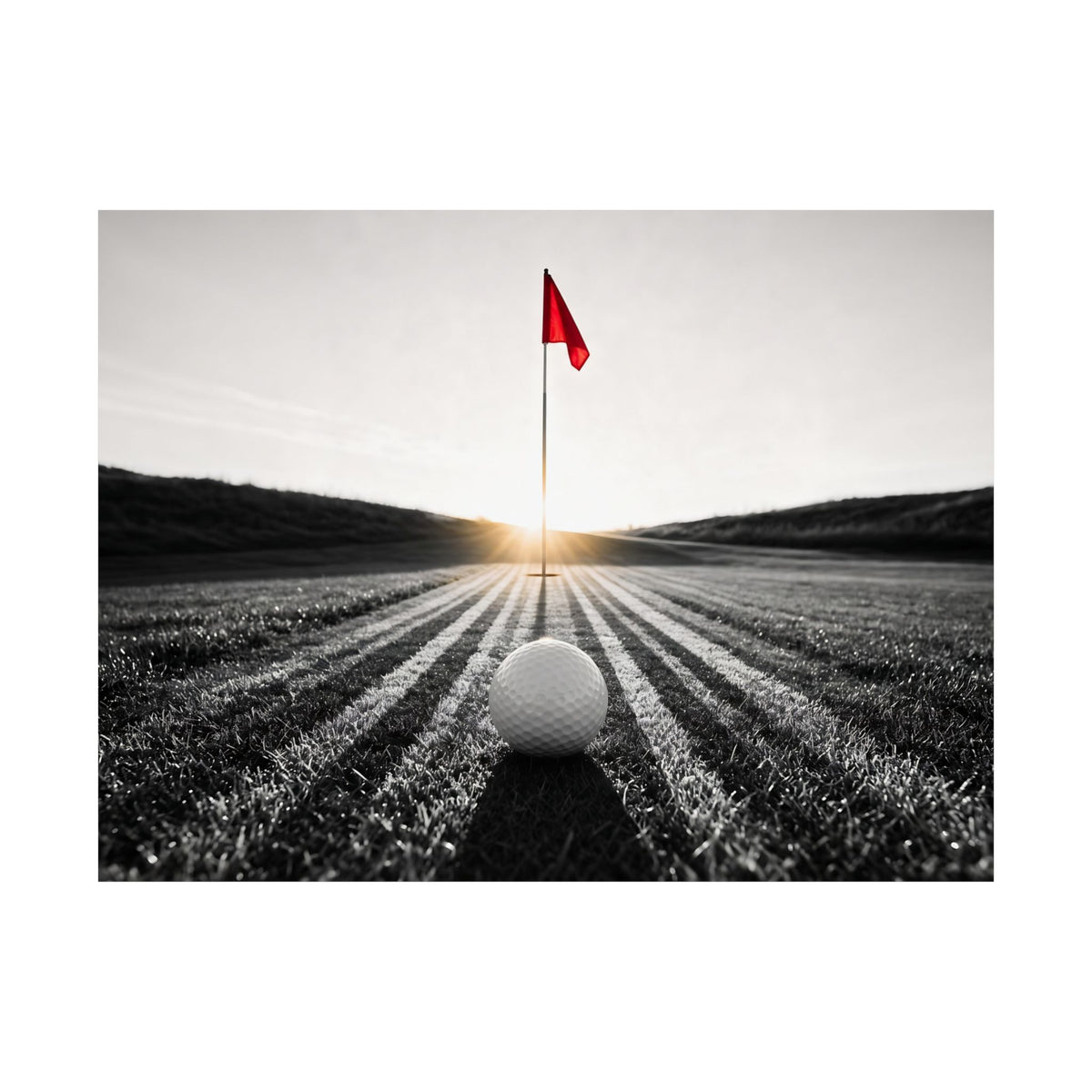 Dead Aim - Golf Wall Decor | Matte Poster (Landscape)