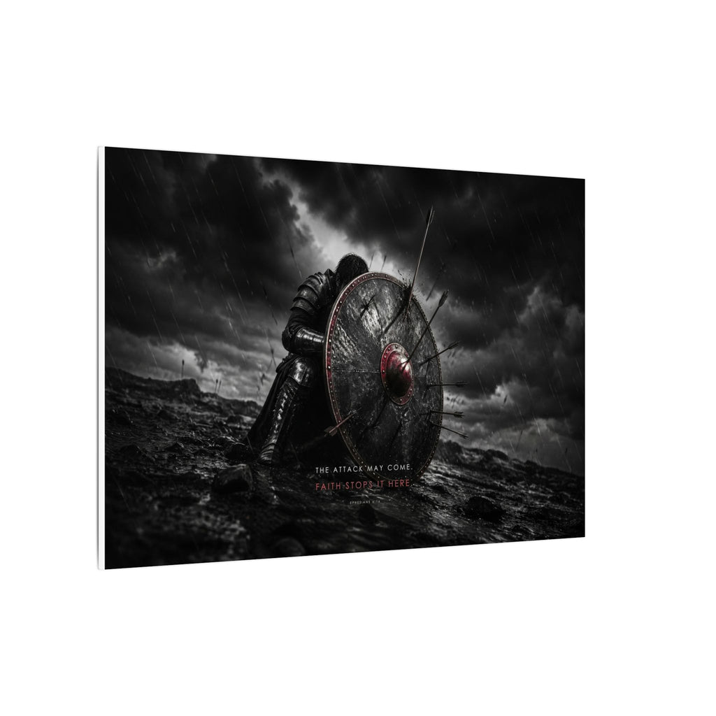 Shield of Faith - Armor of God Wall Art | Canvas (Landscape)
