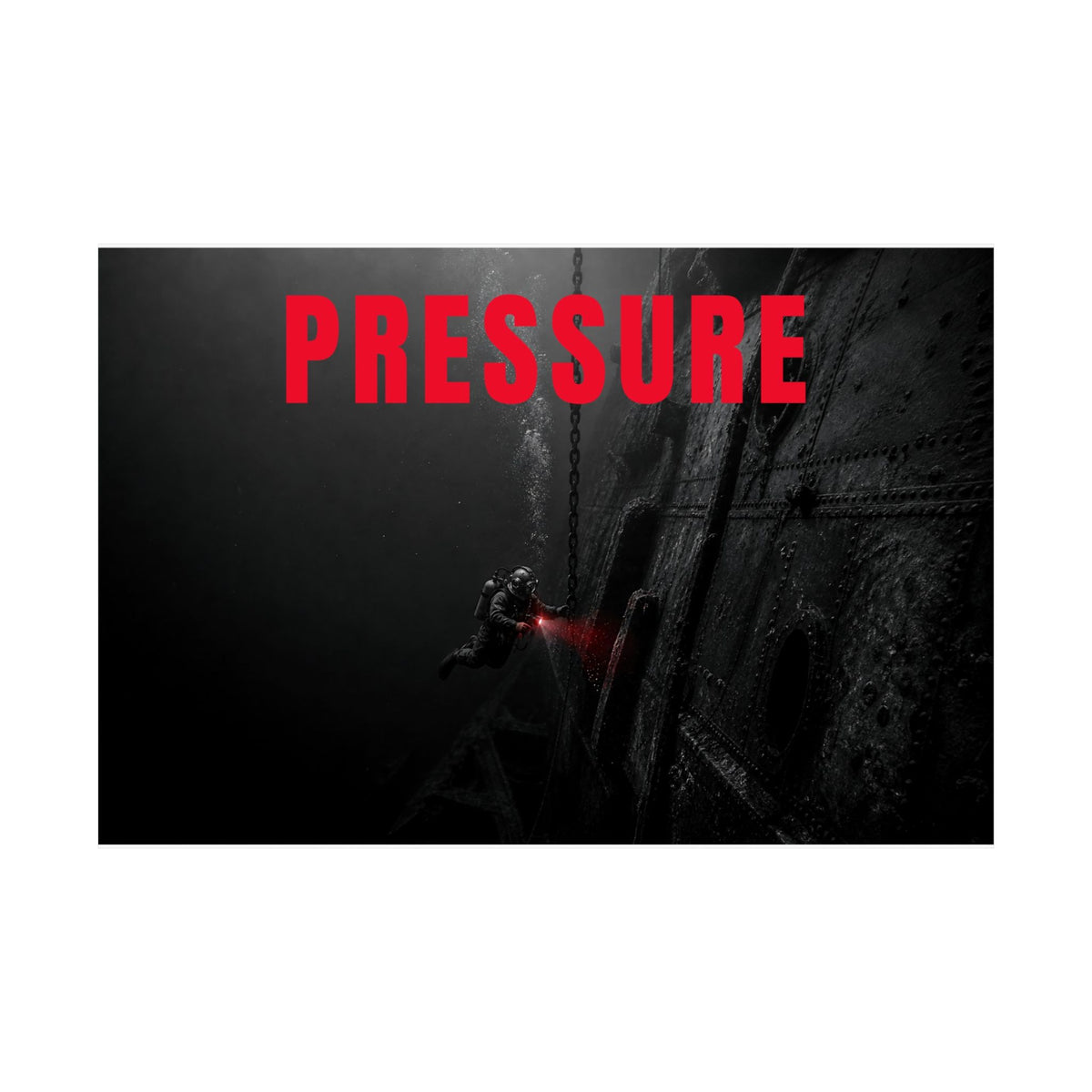 Control the Pressure - Gym Wall Art | Matte Poster (Landscape)