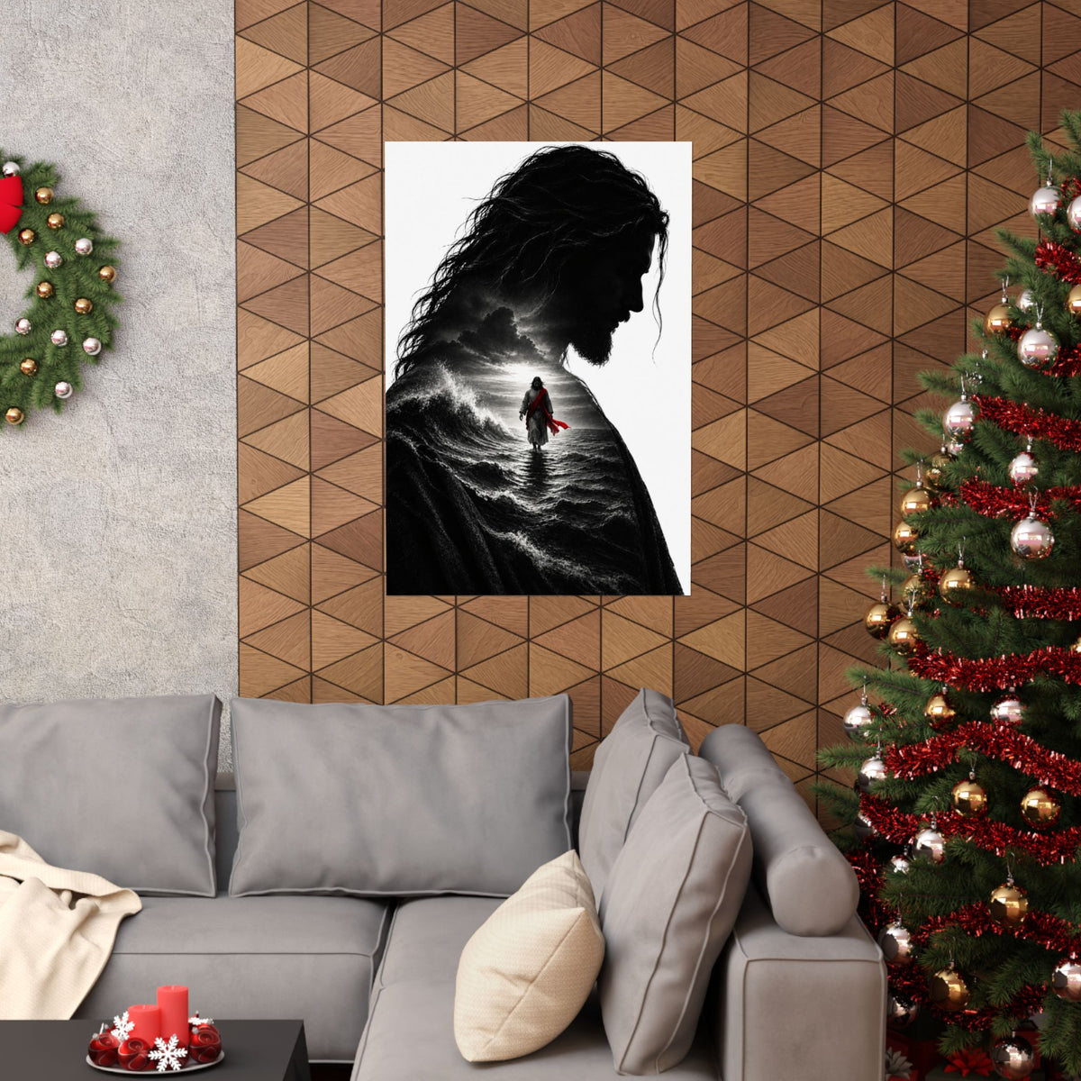 Walk on Water - Christian Wall Art | Matte Poster