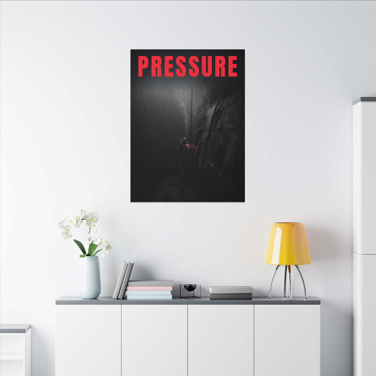 Control the Pressure - Gym Wall Art | Canvas