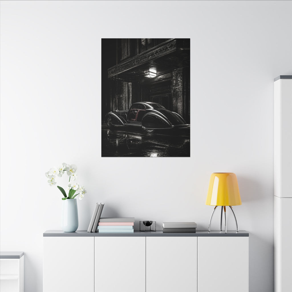 Art Deco Coupe - Art Deco Car Wall Art | Canvas