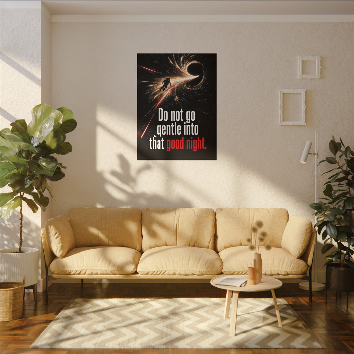 Do Not Go Gentle - Space Wall Art | Canvas