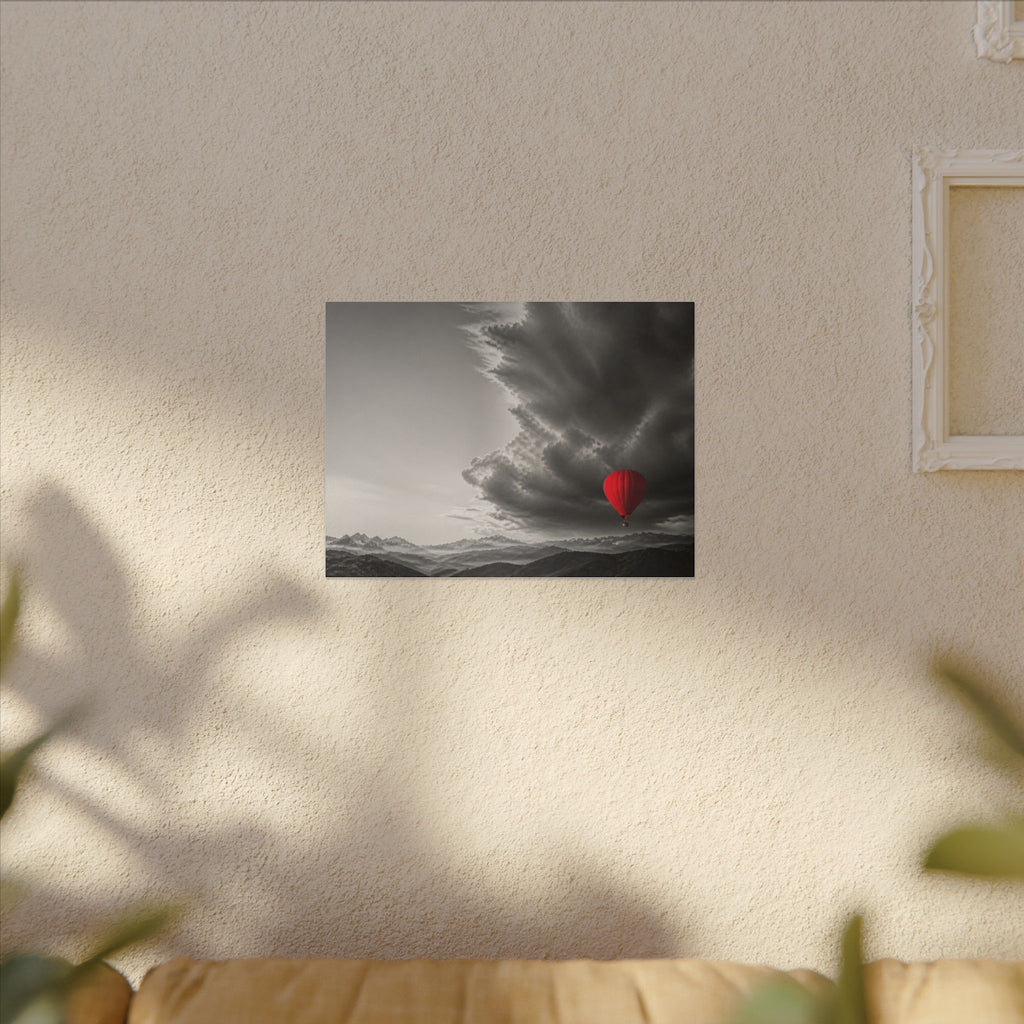 Red Balloon - Over the Bed Wall Art | Canvas (Landscape)